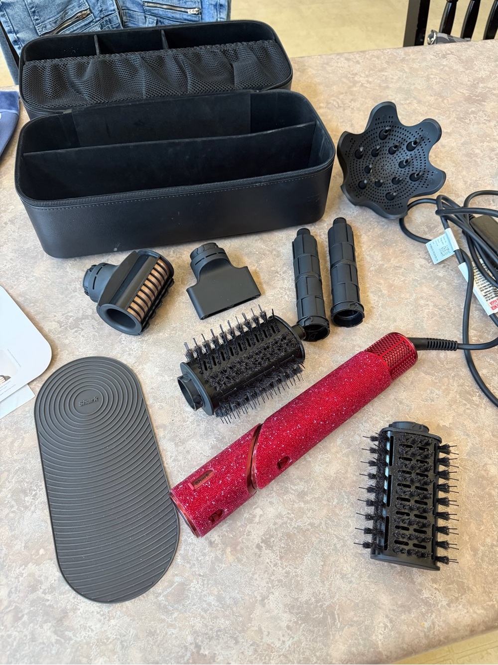 Shark Limited Edition Hair Flexstyler System with Multiple  Attachments and Case